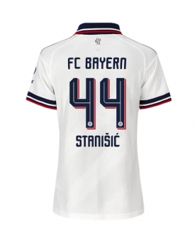 Bayern Munich Josip Stanisic #44 Maglia Gara Trasferta Repliche 2026-27 Donna Maniche Corte Bayern Munich Josip Stanisic #44 Maglia Gara Trasferta Repliche 2026-27 Donna Maniche Corte